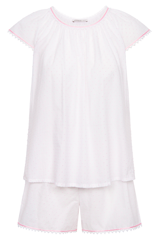 Féraud Pyjamas front view in Mini Dots