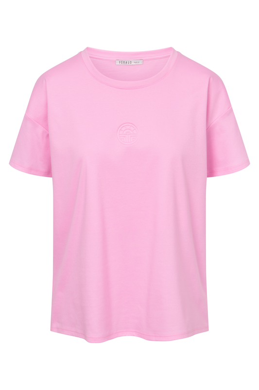 Féraud Lounge Top front view in English Rose