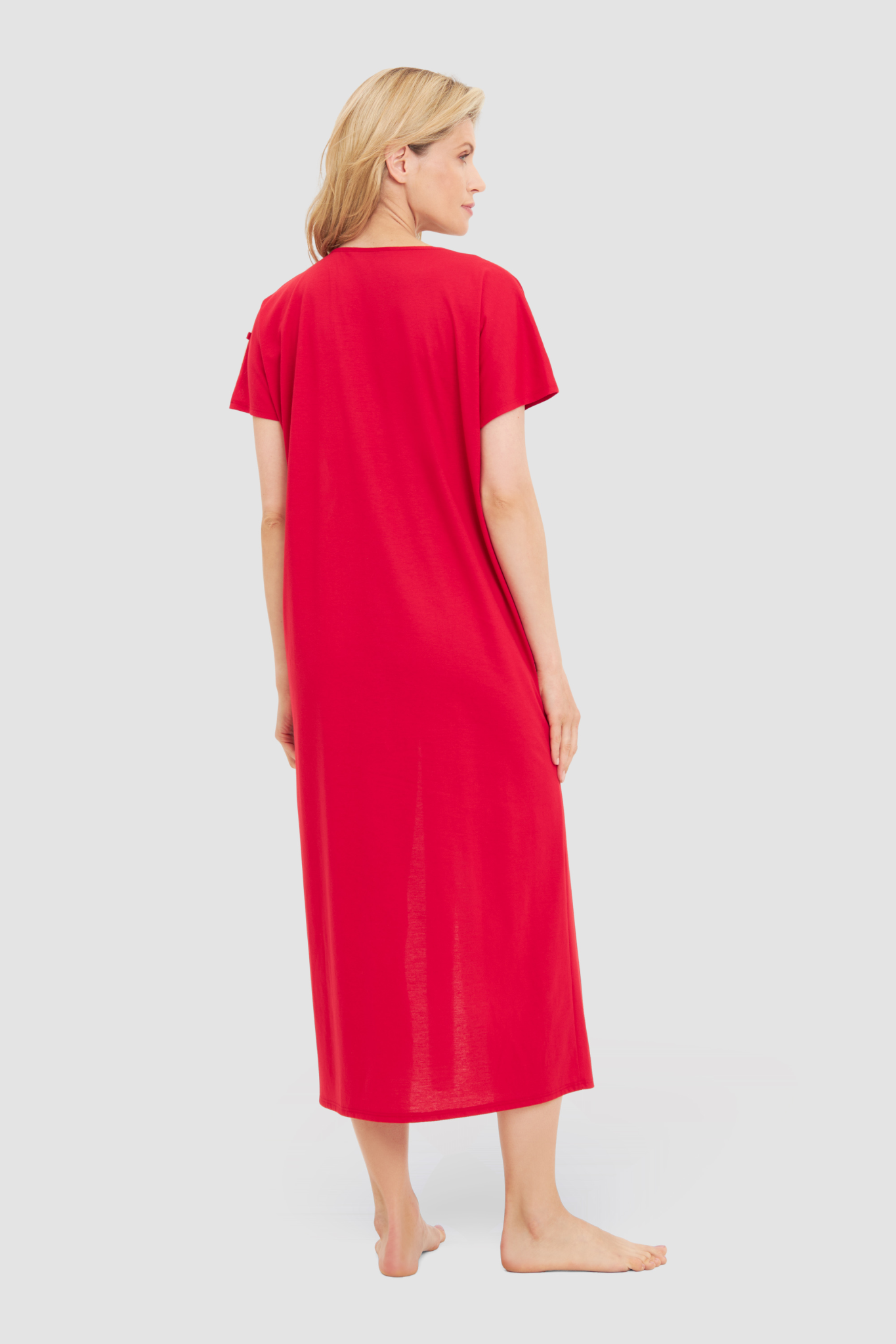 Féraud Nightgown back view in Colourmix
