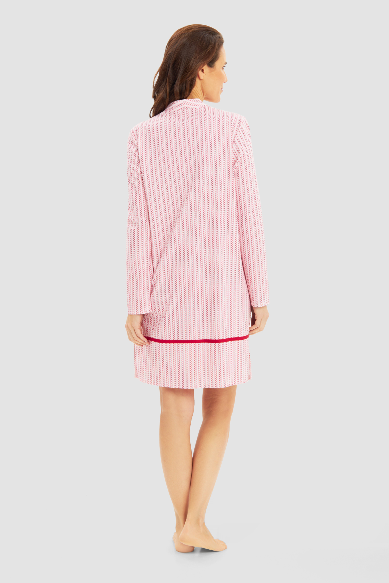 Féraud Nightgown back view in Minimal Print