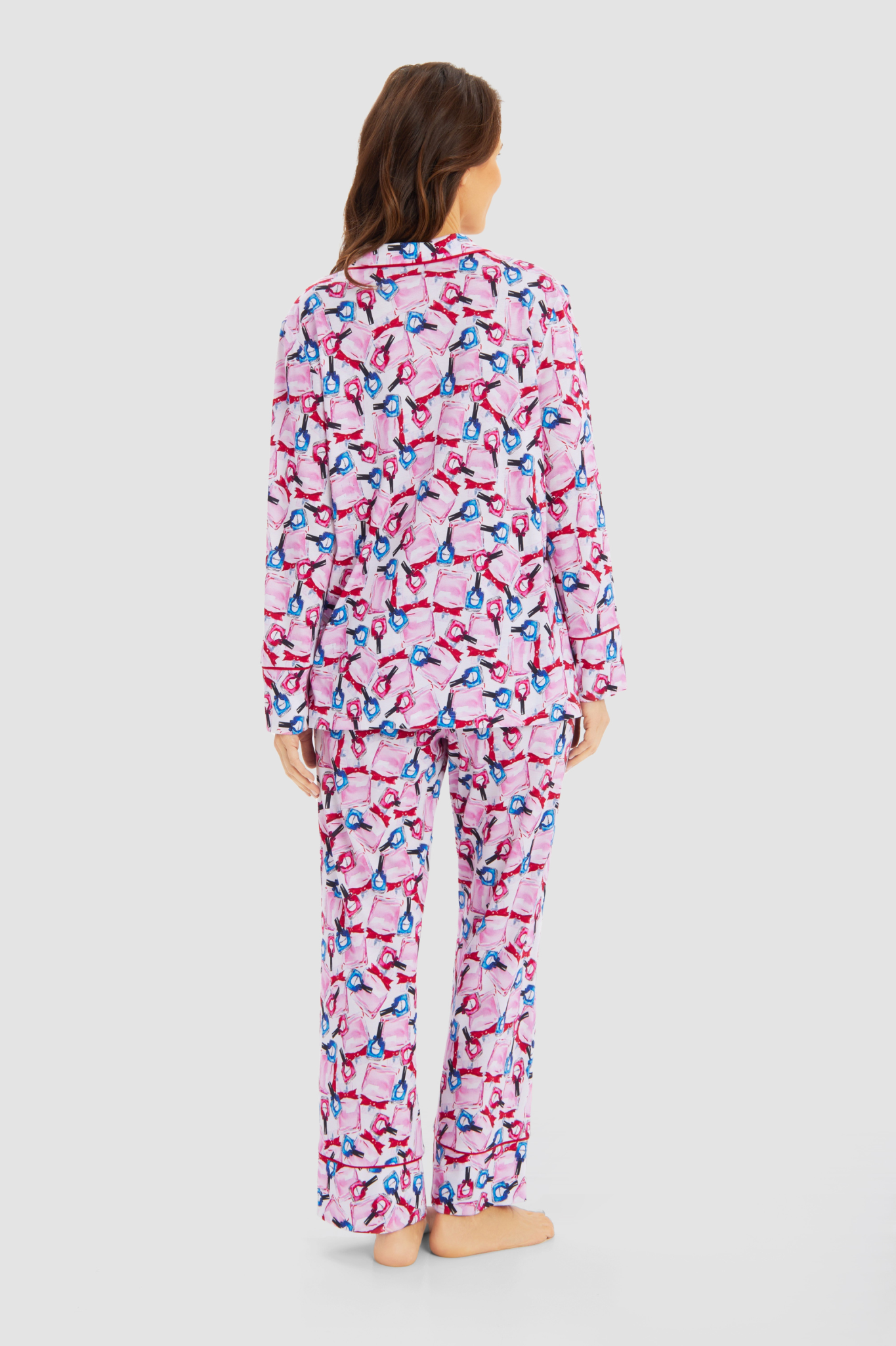 Féraud Pyjamas back view in Artprint