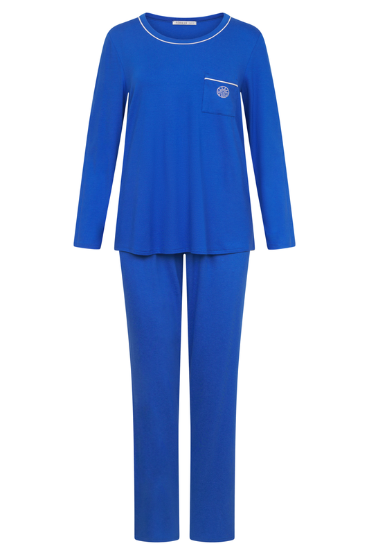 Féraud Pyjamas front view in Royal