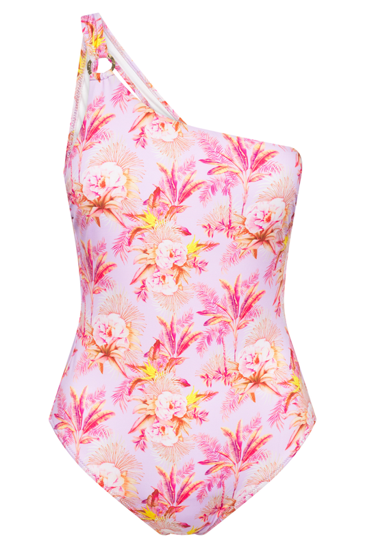 Féraud Swimsuit front view in Summer Bloom