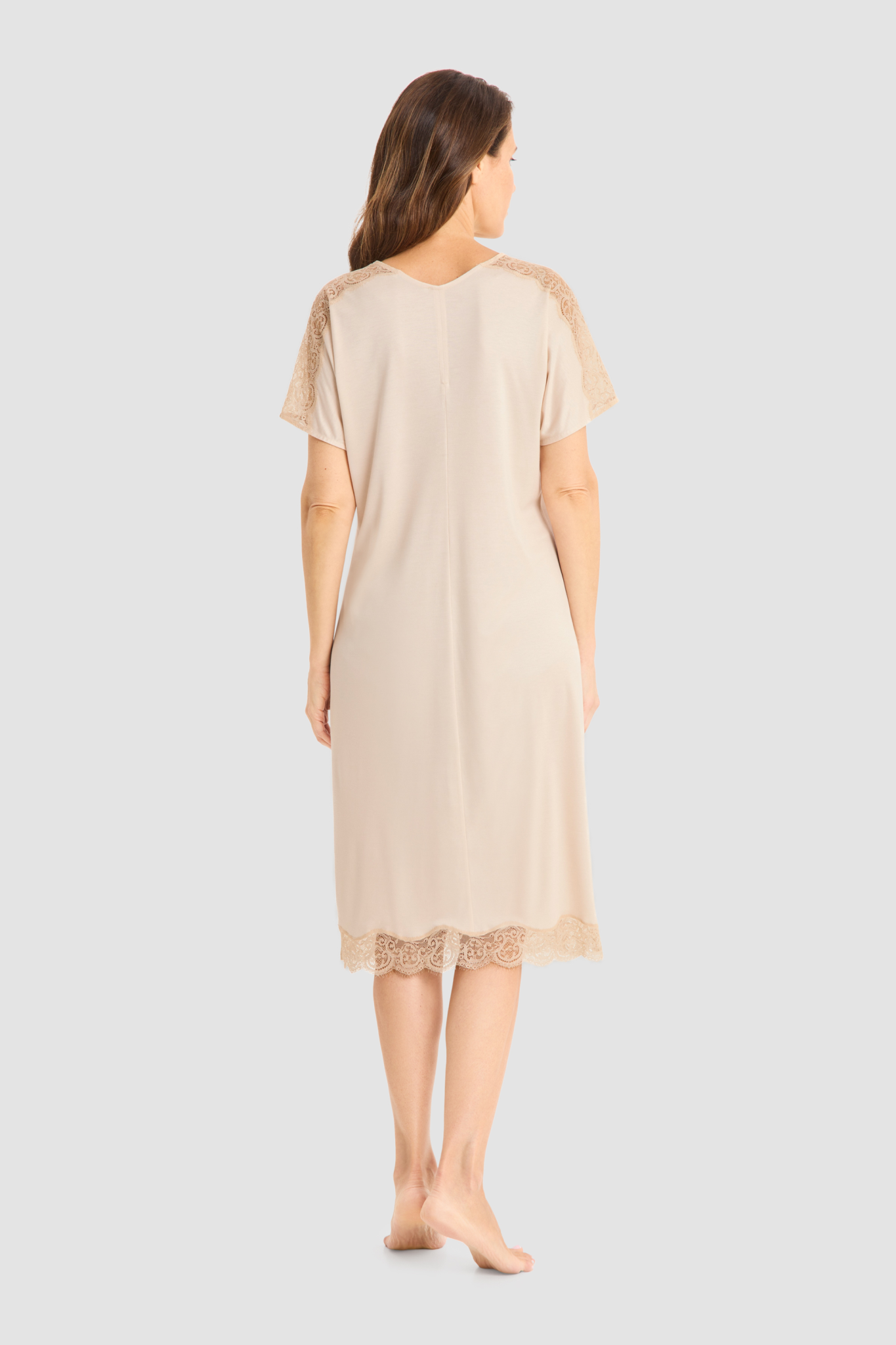 Féraud Nightgown back view in Natur