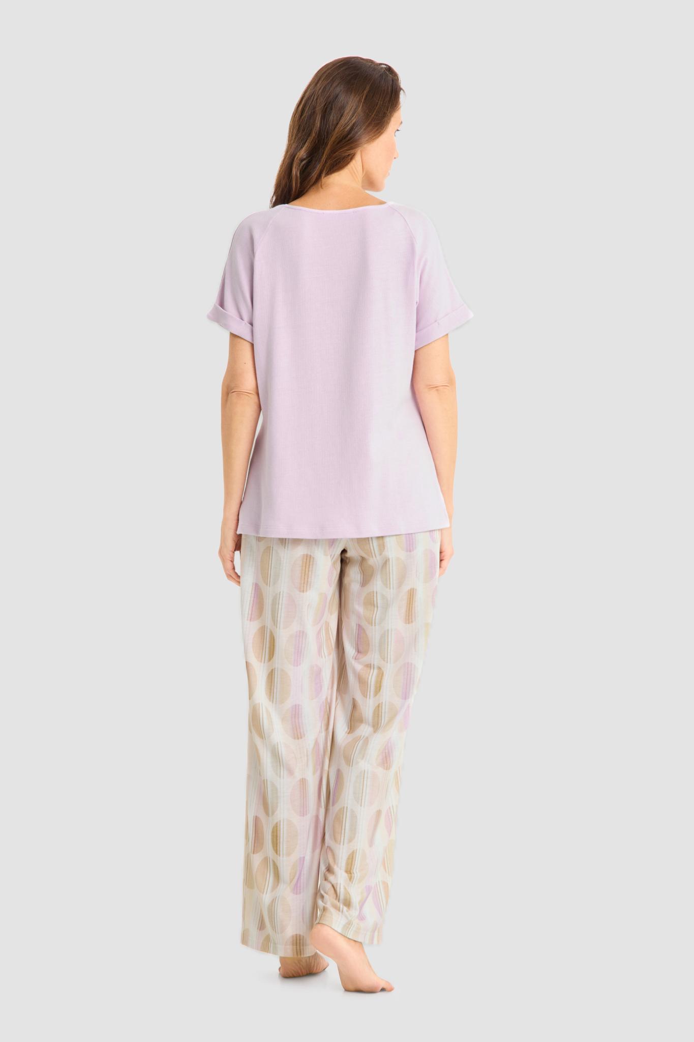 Féraud Pyjamas back view in Graphic Dots