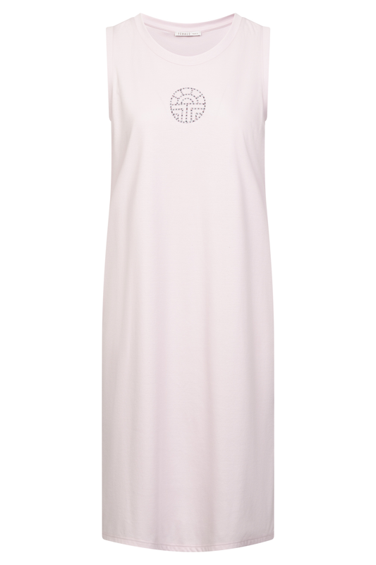 Féraud Nightgown front view in Romantic Rose