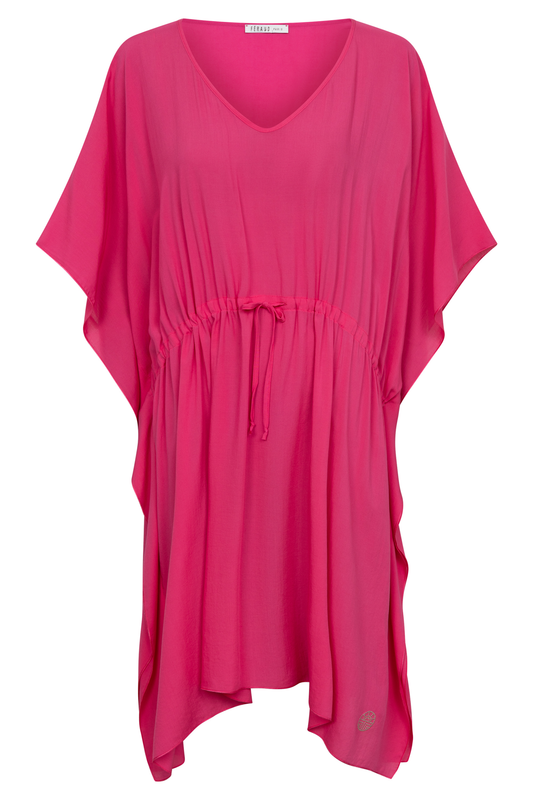 Féraud Beach Dress front view in Pink