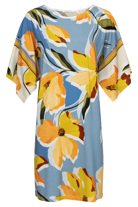 Féraud Beach Dress front view in Modern Flower