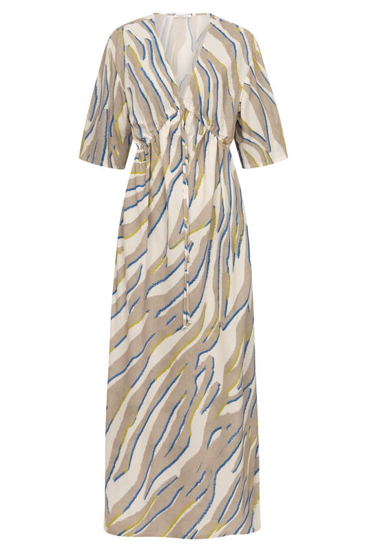Féraud Beach Dress front view in Zebra
