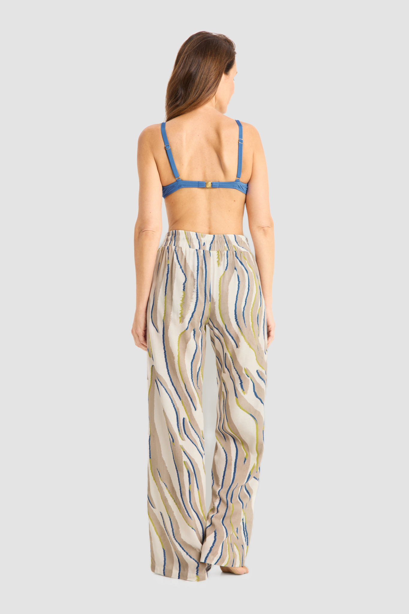 Féraud Lounge Pants back view in Zebra