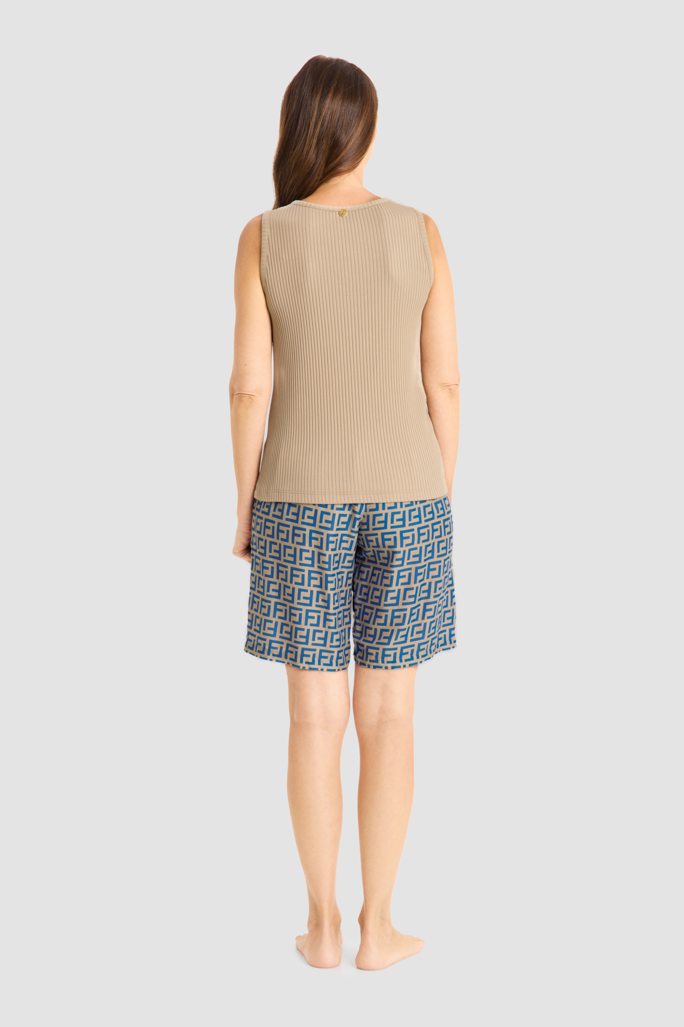 Féraud Lounge Top back view in Sand