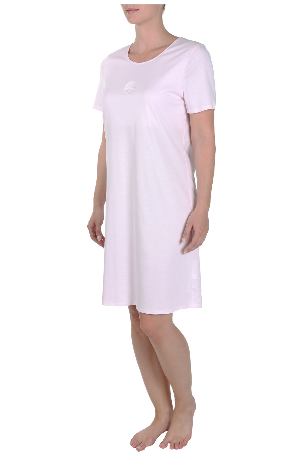 Feraud Night Dress, 1/2 Sleeve, Round Neck, Interlock (3883006) Rose
