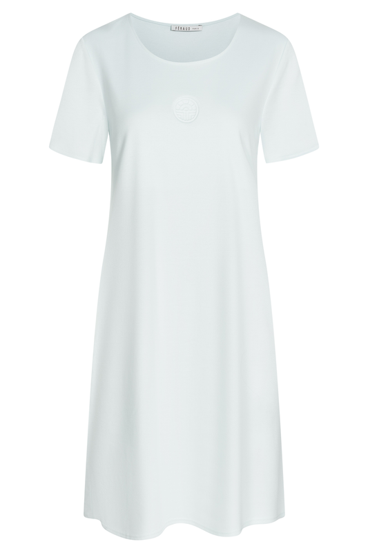 Féraud Nightgown front view in Light Jade