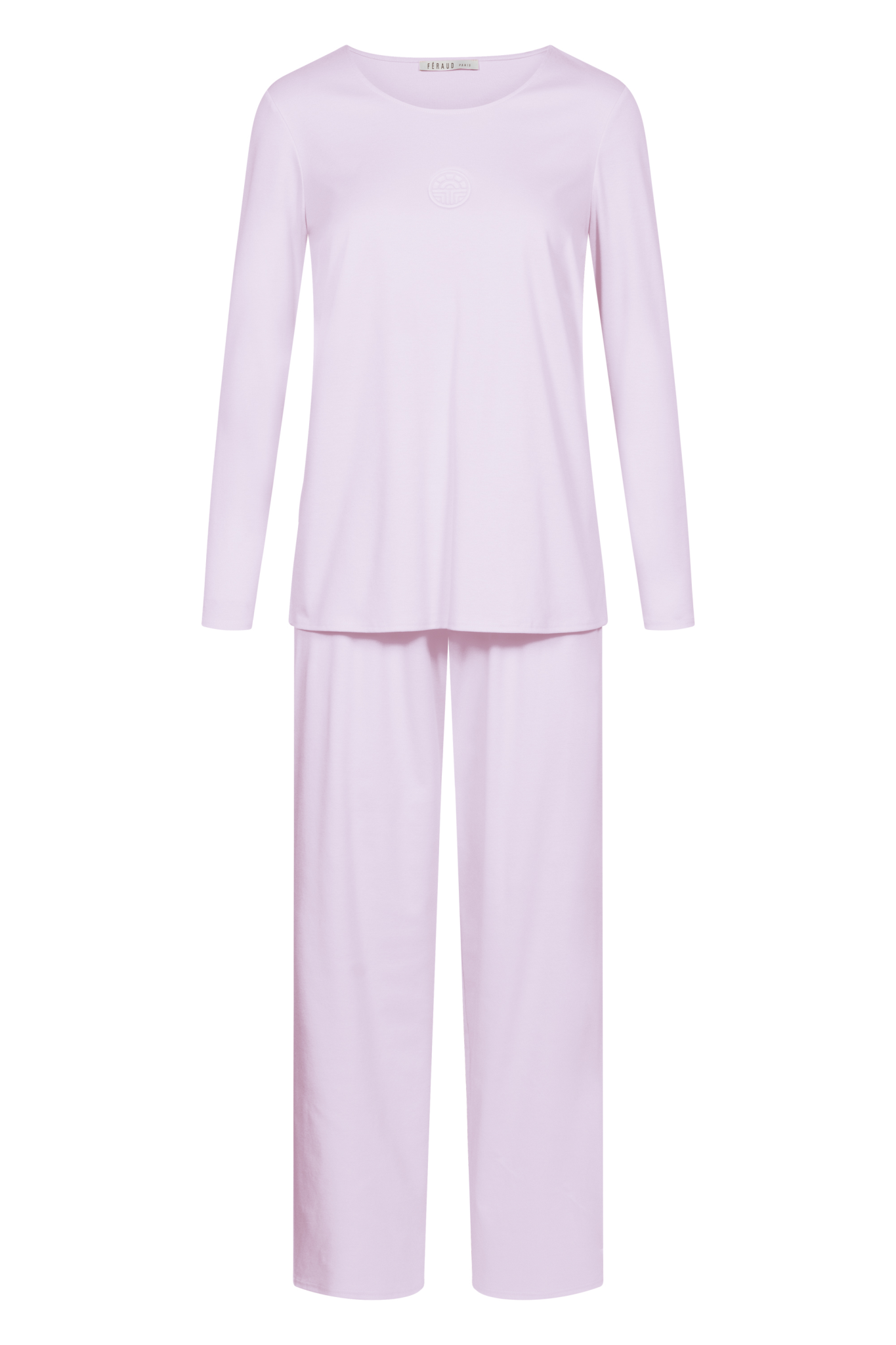 Féraud Pyjamas front view in Rose