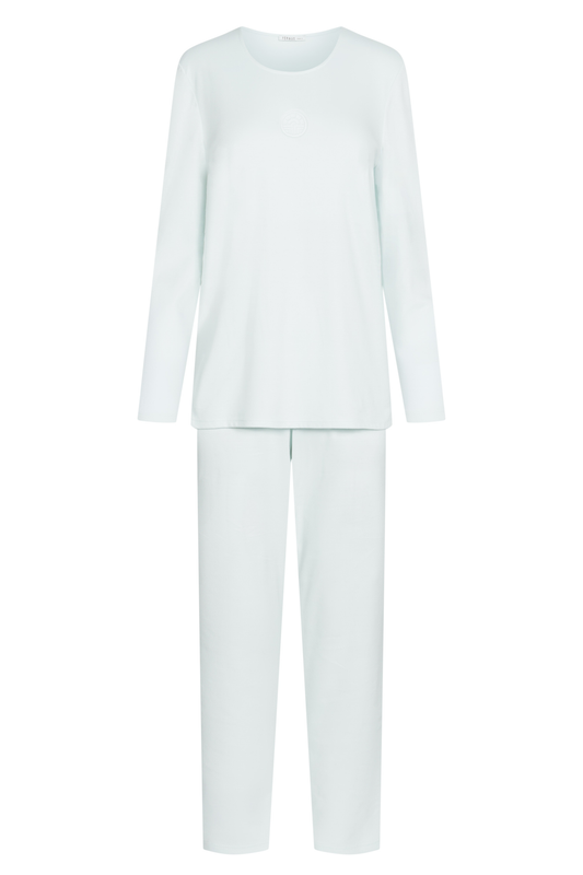 Féraud Pyjamas front view in Light Jade