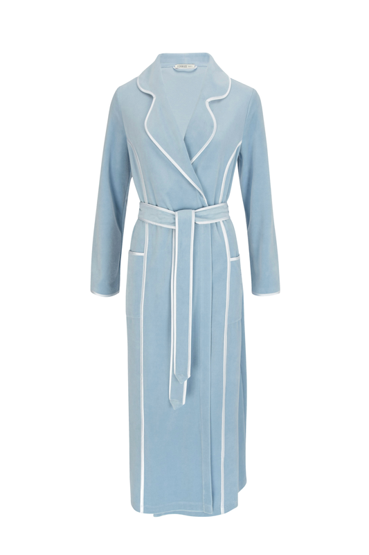 Féraud Robe front view in Powder Blue
