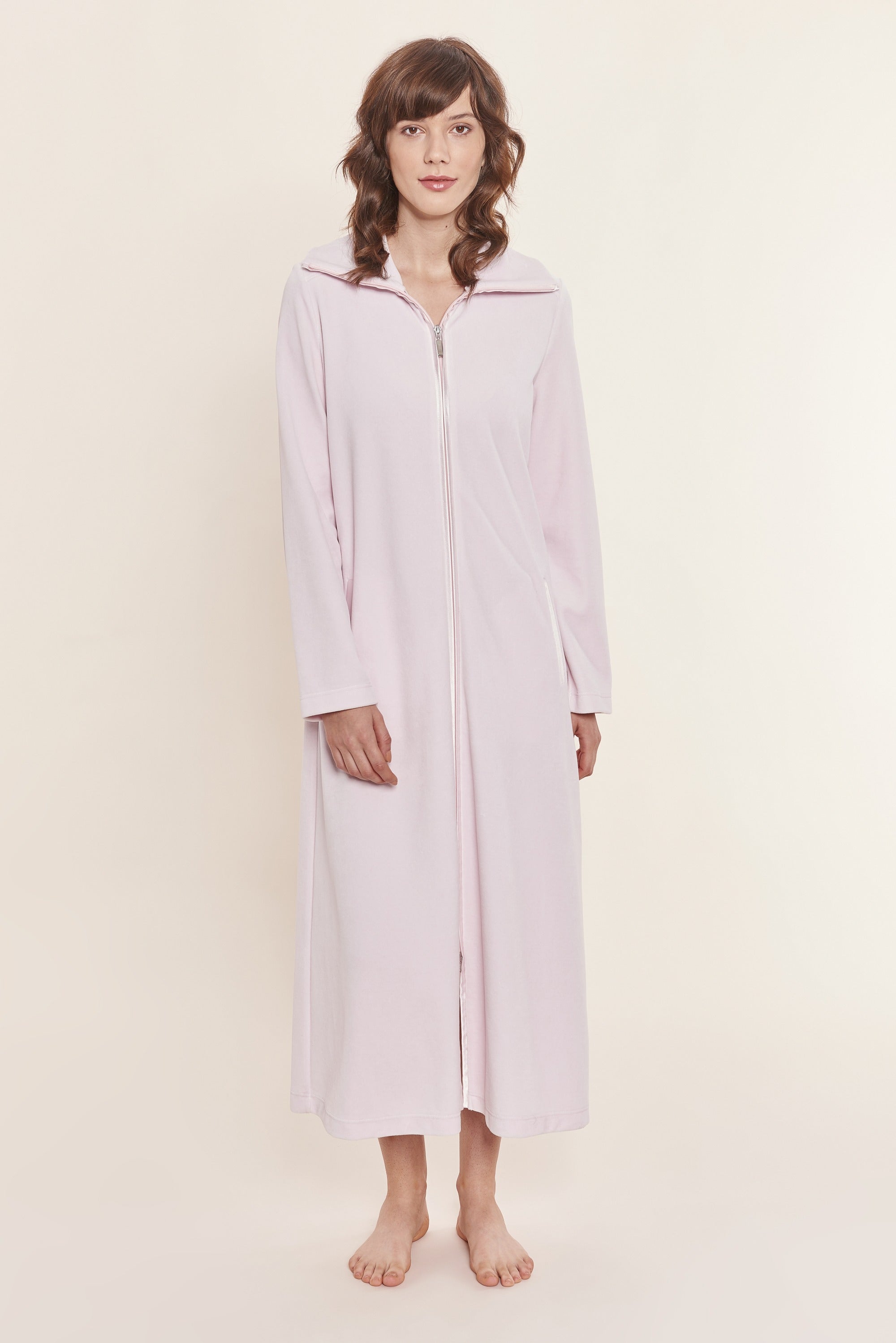 Feraud Robe, 1/1 Sleeve, Zipper, Pockets Nicki (3883036) New Rose