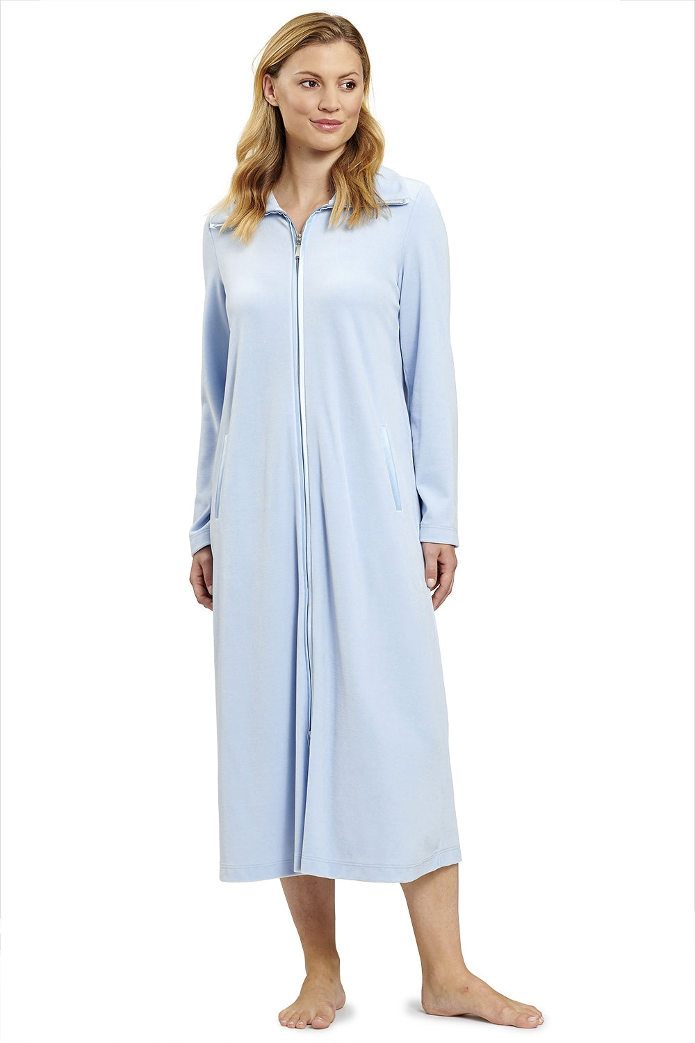 Feraud Robe, 1/1 Sleeve, Zipper, Pockets Nicki (3883036) Powder Blue