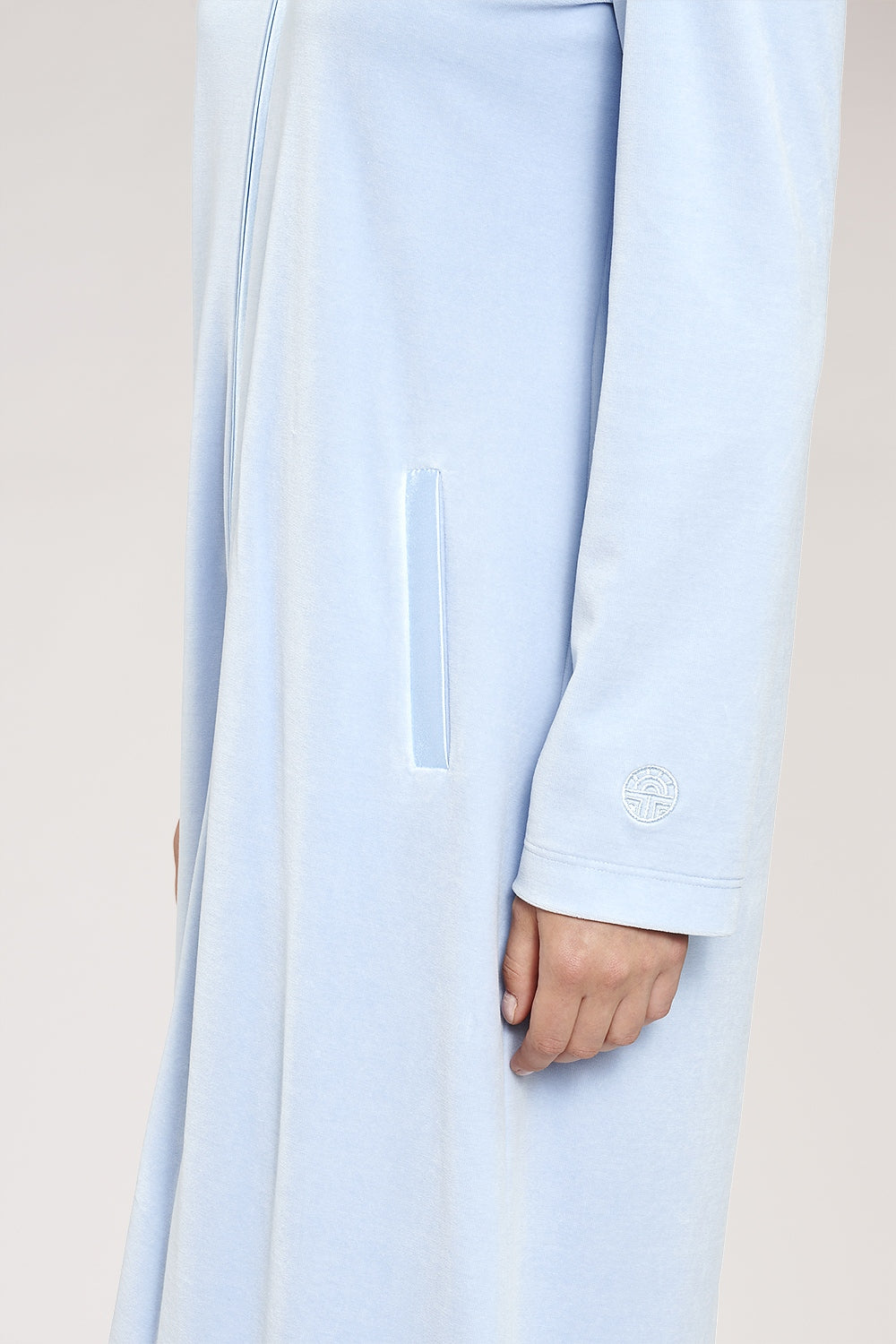 Feraud Robe, 1/1 Sleeve, Zipper, Pockets Nicki (3883036) Powder Blue
