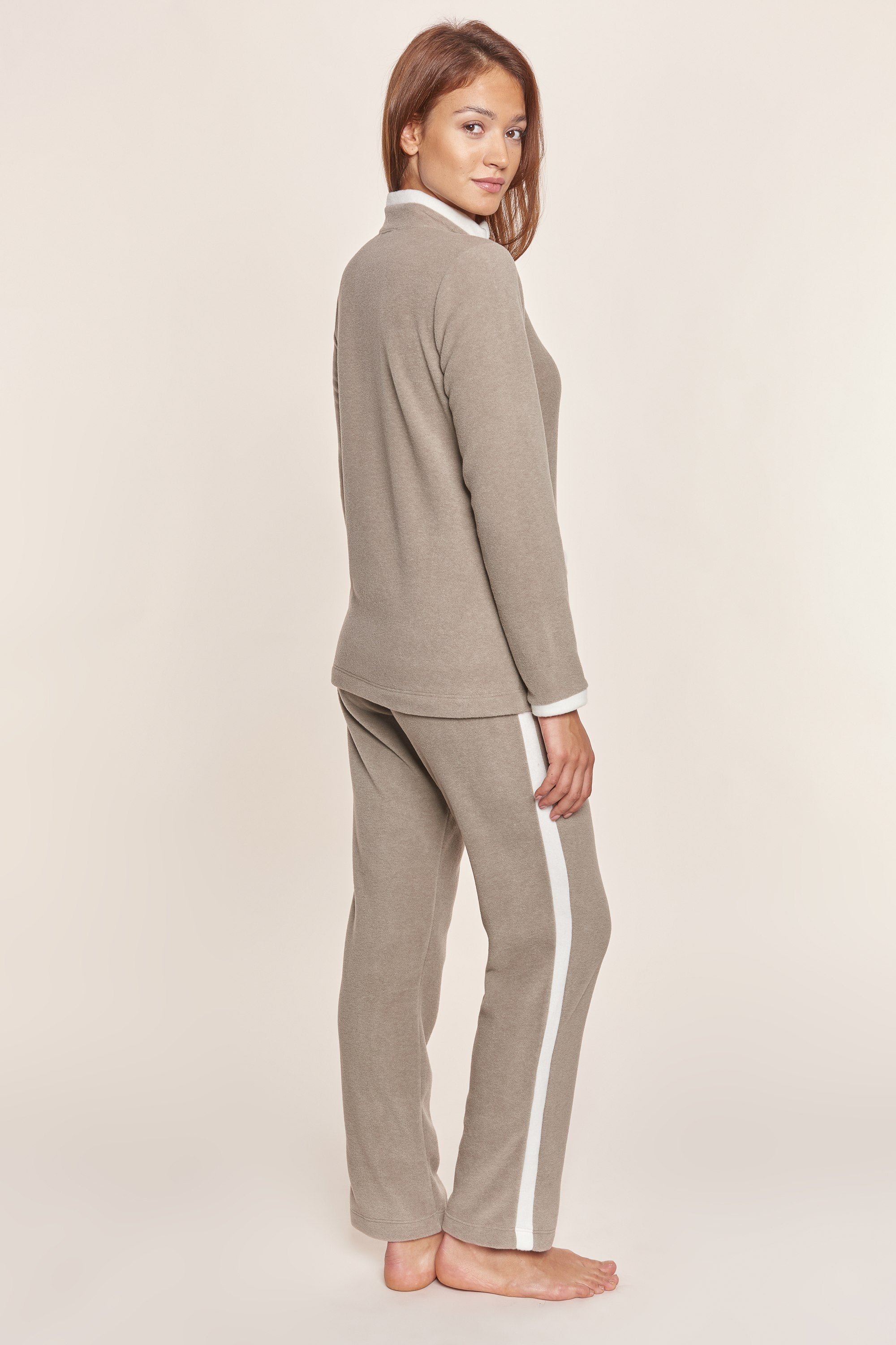 Feraud Lounge Suit, 1/1 Sleeve, Pants 1/1, Zipper, Pocke (3883158) Greige