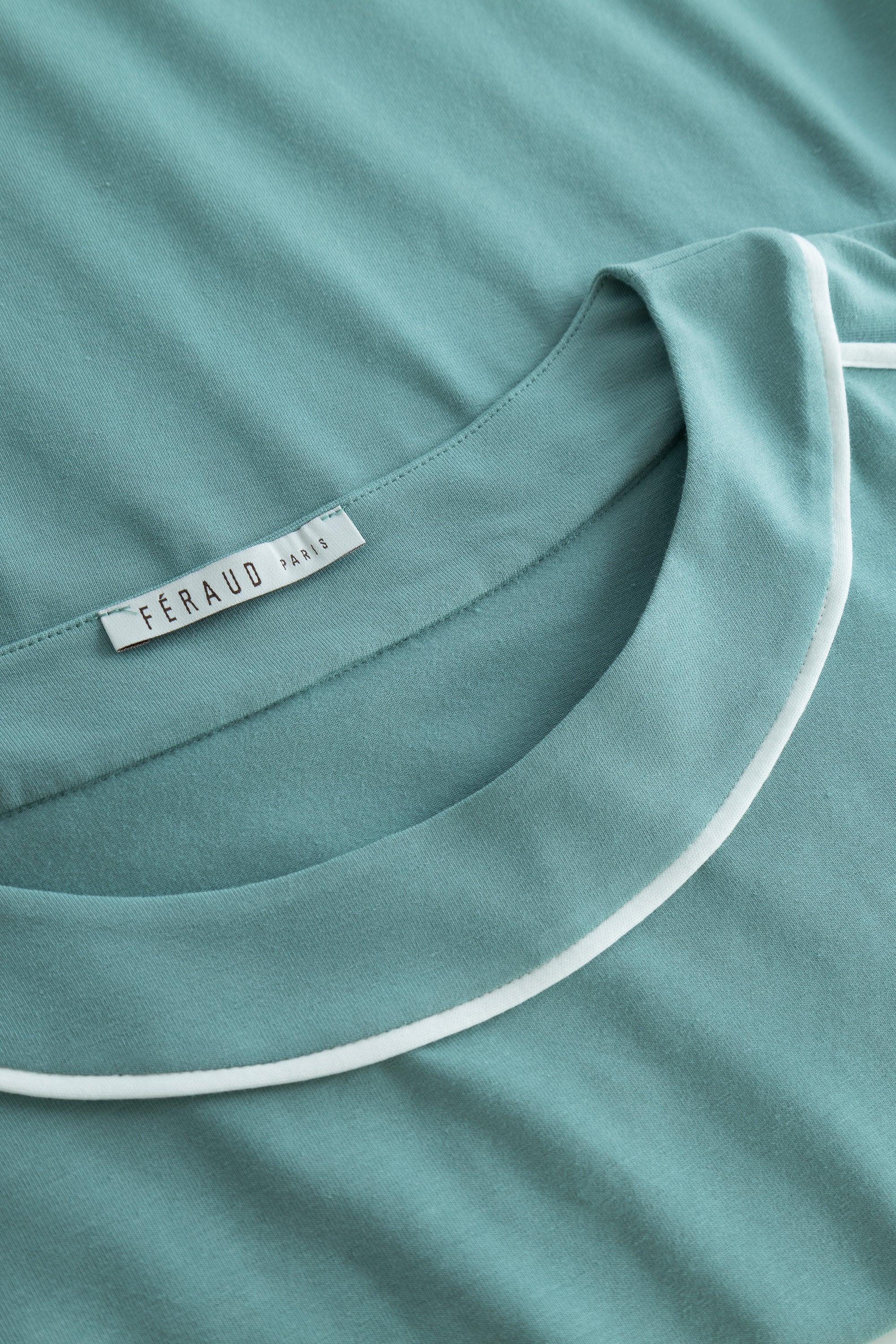 Feraud Pajama, 1/1 Sleeve, Pants 1/1, Round Neck Pu (3883179) Dusty Jade
