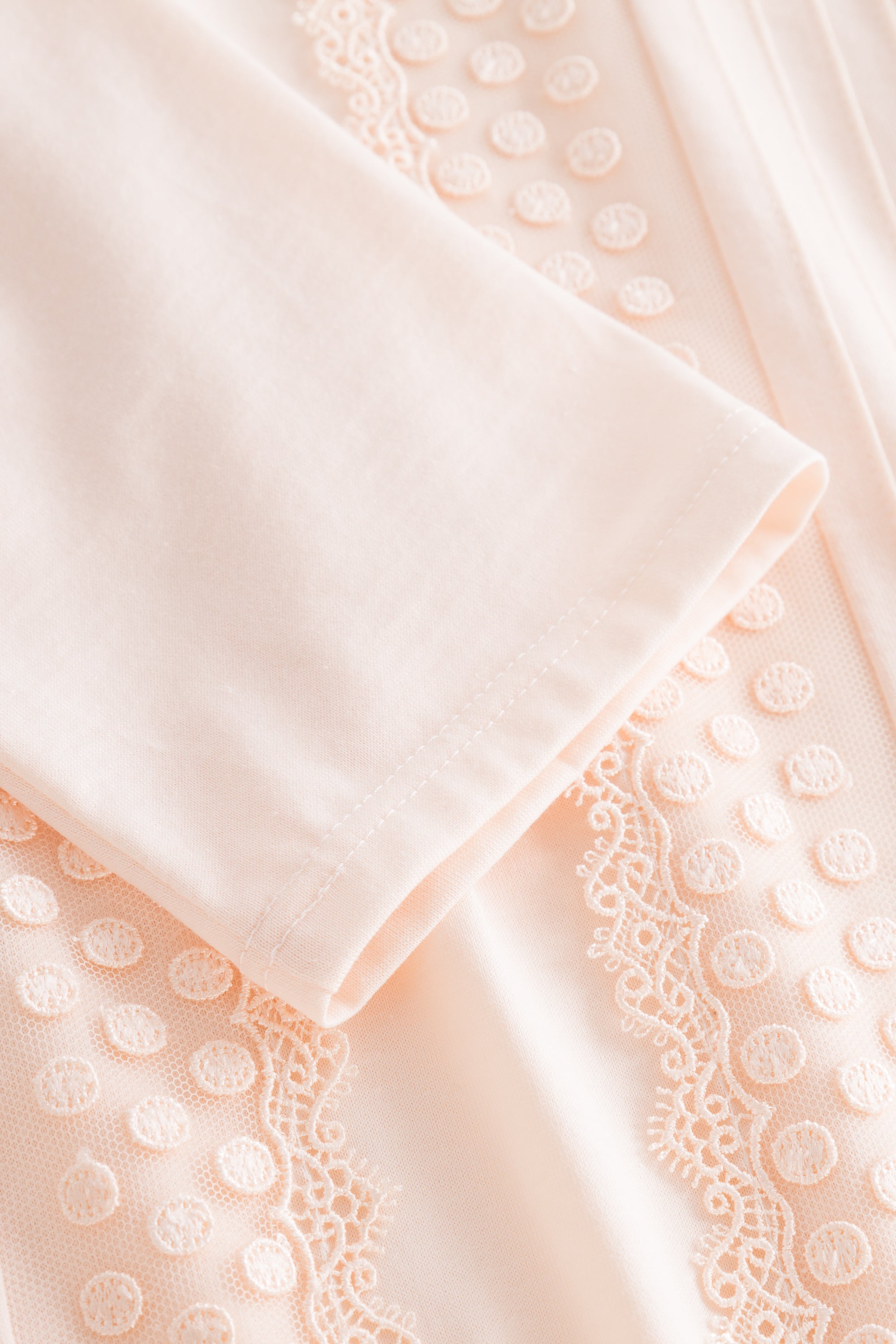 Feraud Night Dress, 1/1 Sleeve, Button Panel, Standing C (3884078) Peach