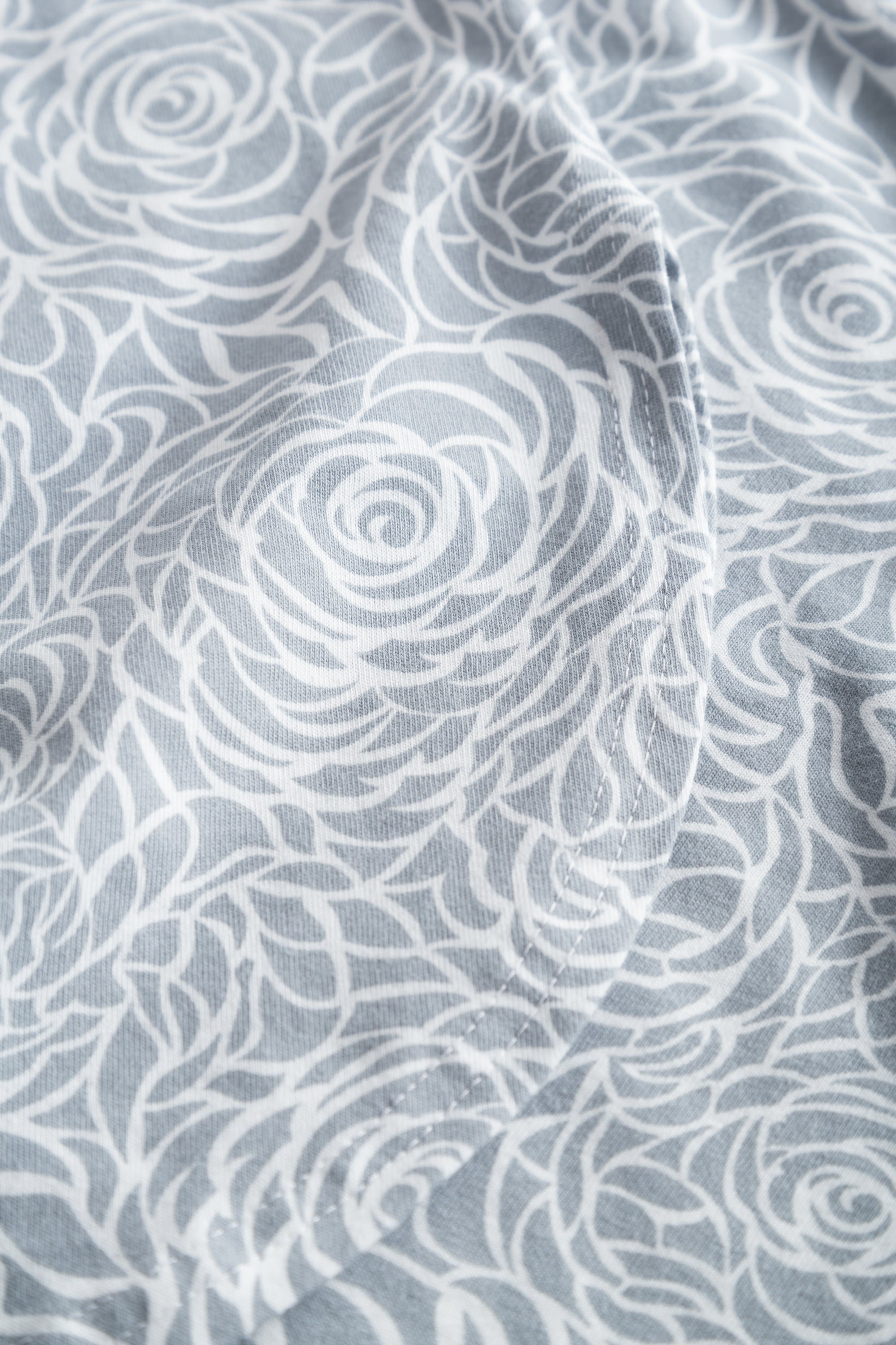 Feraud Night Dress, 1/1 Sleeve, Round Neck Dessin Mix (3884178) Flower Grey