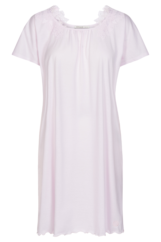 Féraud Nightgown front view in Rose