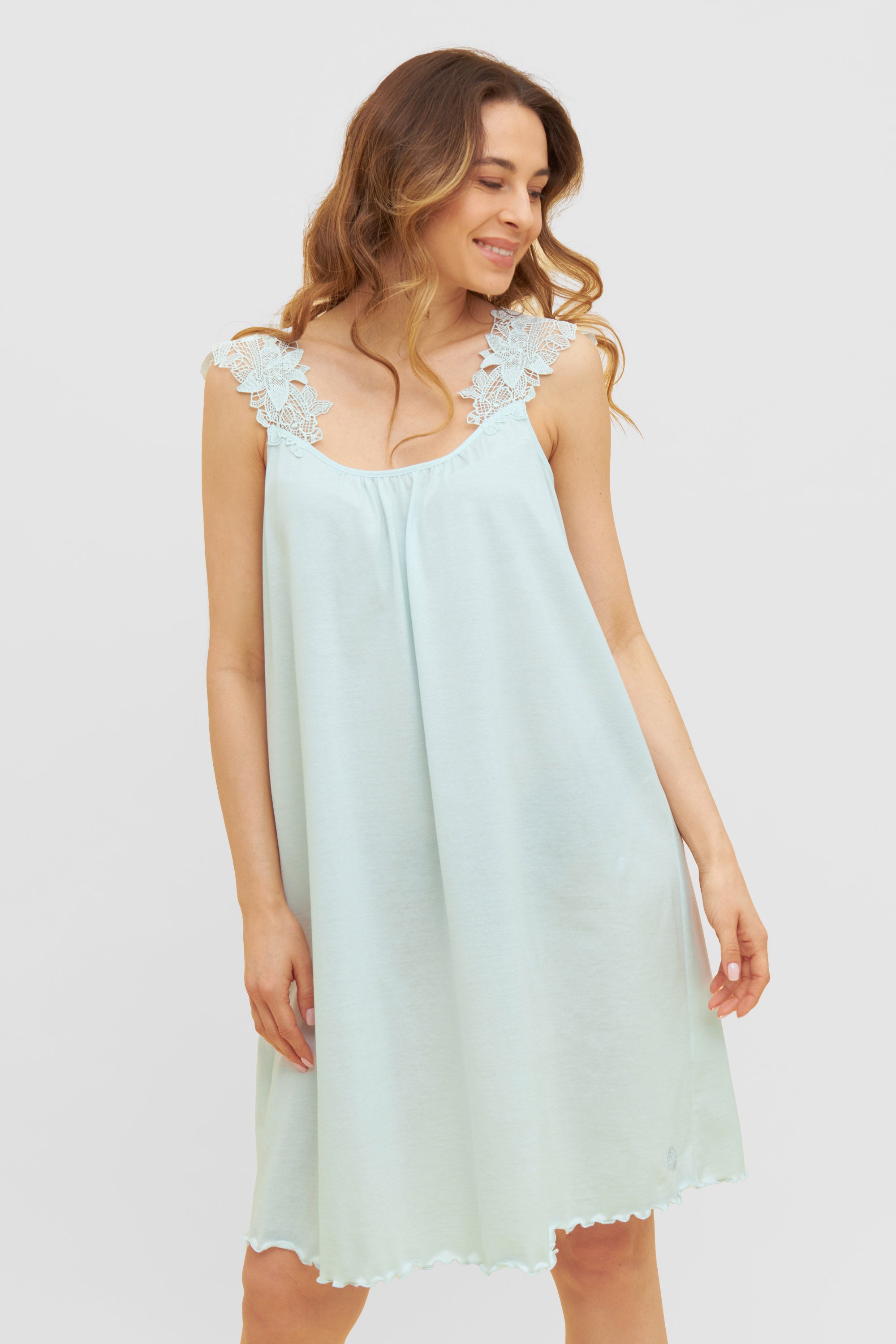Feraud Night Dress, Sleeveless, Round Neck Romantic Lace (3884189) Kristall