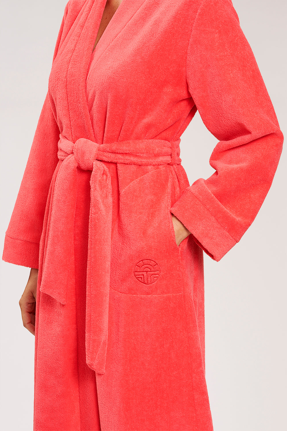 Feraud Robe, 1/1 Sleeve, Wrap-Around, Pockets T (3887102) Coralle