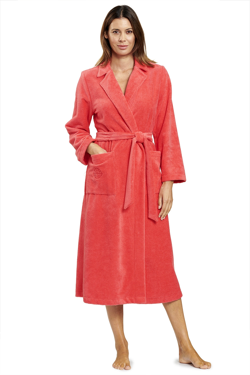 Feraud Robe, 1/1 Sleeve, Wrap-Around, Pockets T (3887103) Coralle