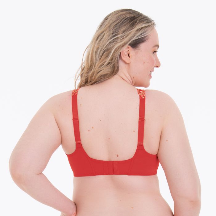 Rosa Faia Бюстгальтер Colette с прошивкой и полной чашкой (5249) Пламя
