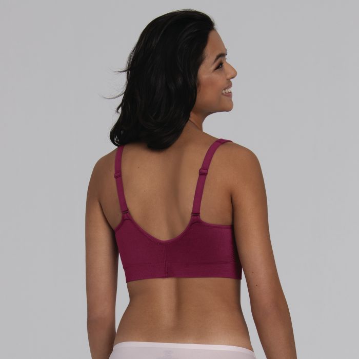 Anita Lynn Post Mastectomy Bra Moulded, Front Closure (5768X) Berry