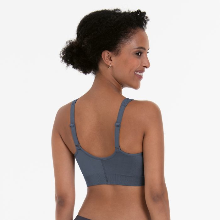 Anita Lynn Post Mastectomy Bra Moulded, Front Closure (5768X) Grey