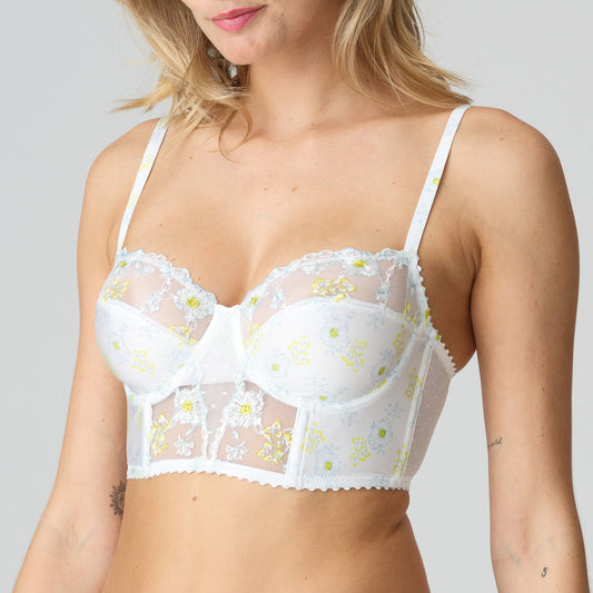 Marie Jo Chen Balcony Bra alternate view in White Yacht