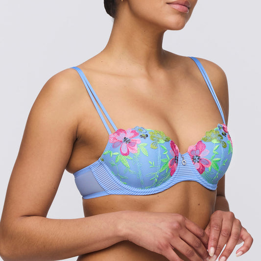 Marie Jo Odilly Padded Balcony Bra alternate view in Santorini Blue
