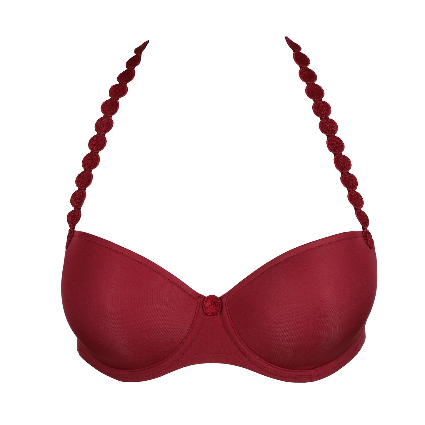 Marie Jo Tom Balcony Bra detail view in Peony Pink