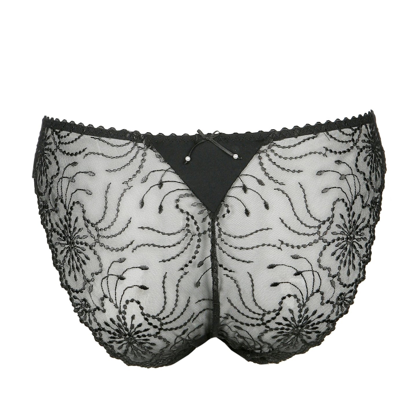 Marie Jo Jane Brief detail view in Black