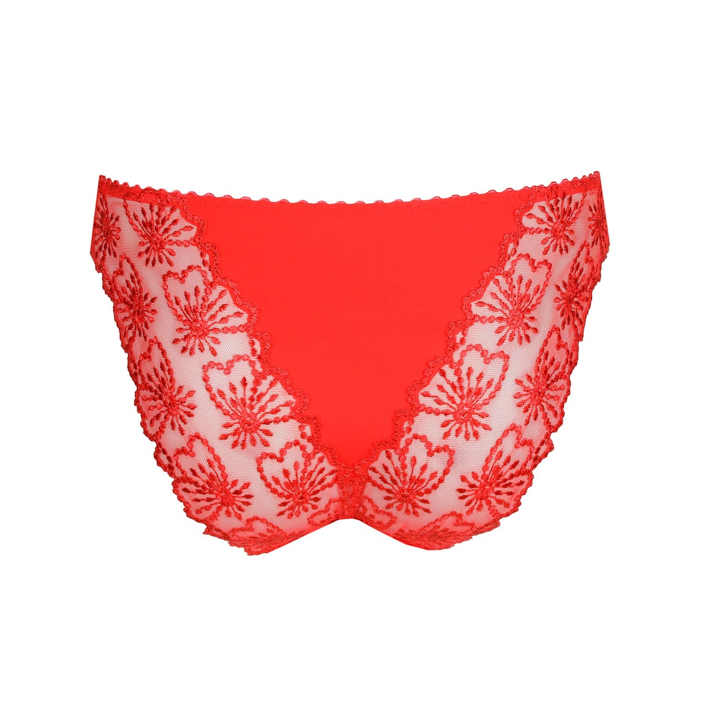 Marie Jo Jane Brief detail view in True Red