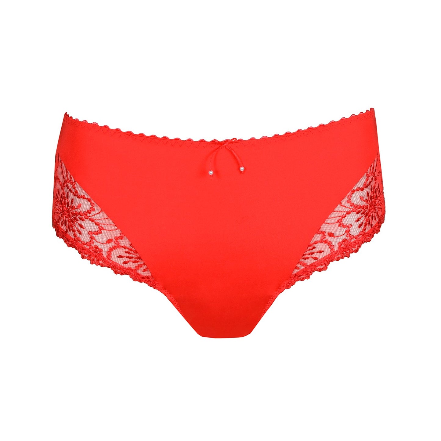 Marie Jo Jane Brief detail view in True Red