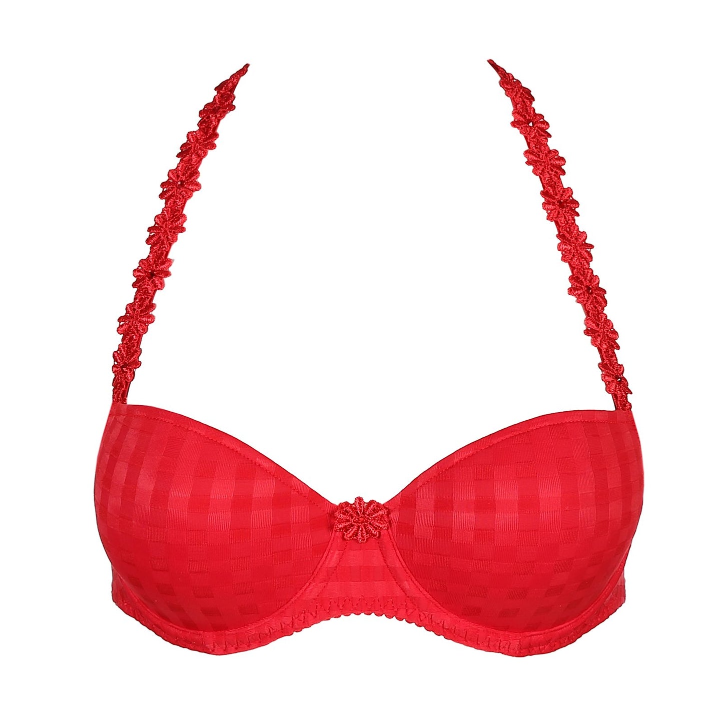 Marie Jo Avero Balcony Bra detail view in Scarlet