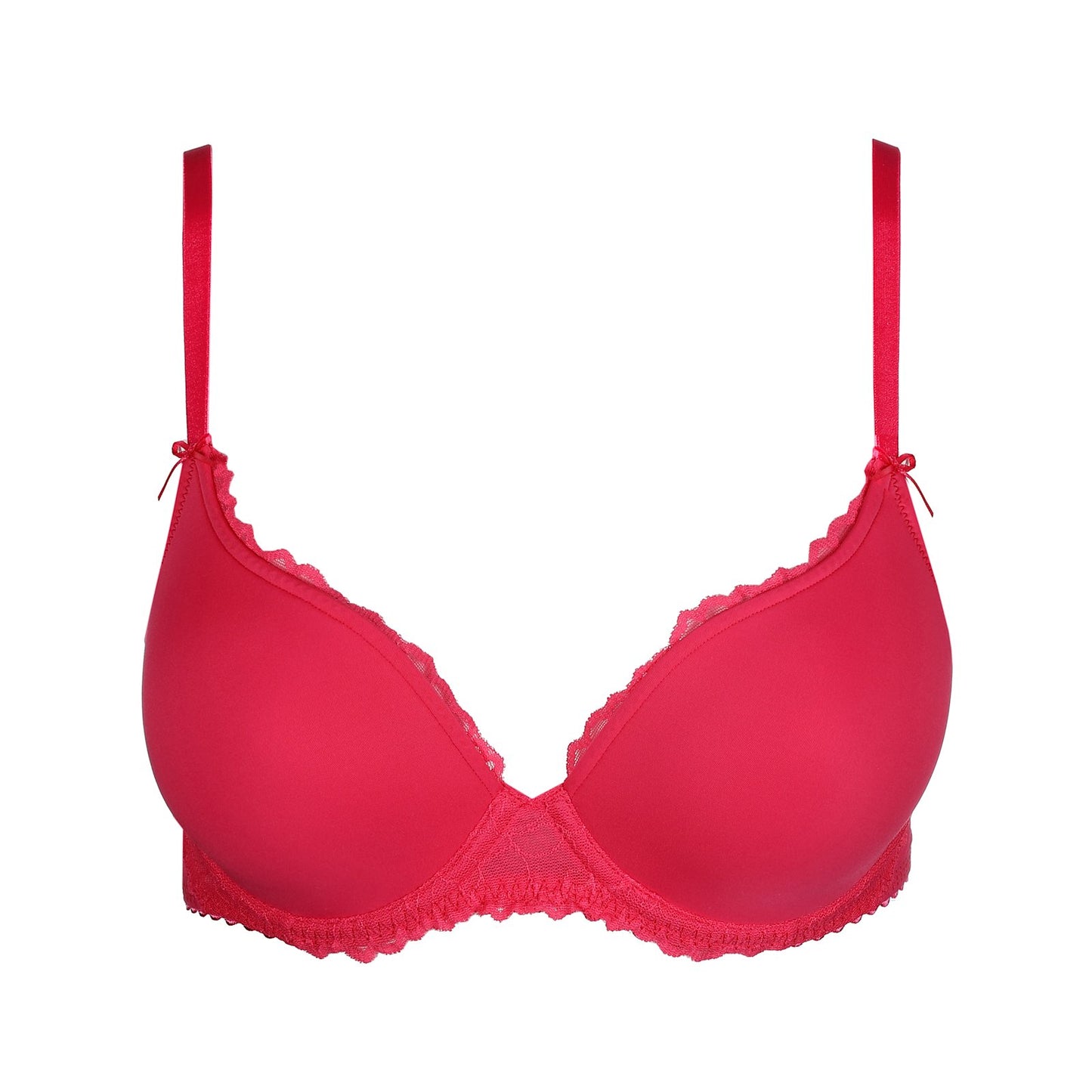 Marie Jo Azelie Padded Heartshape Bra detail view in Raspberry