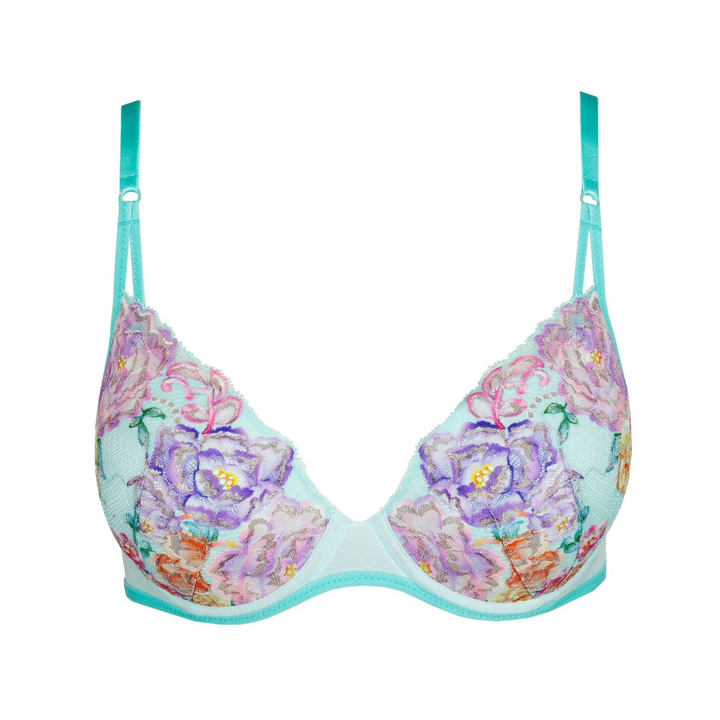 Marie Jo Lisbeth Padded Heartshape Bra detail view in Clearwater