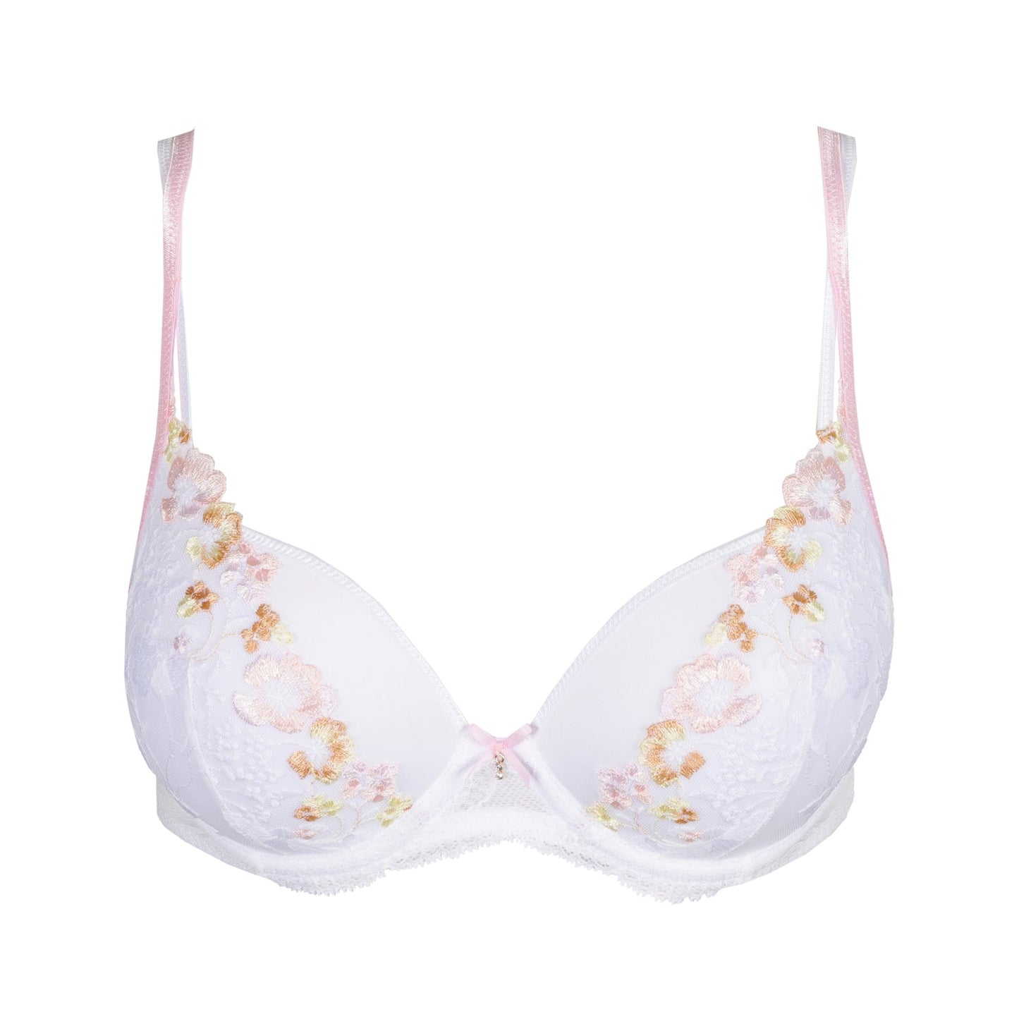 Marie Jo Lizelot Padded Heartshape Bra detail view in White