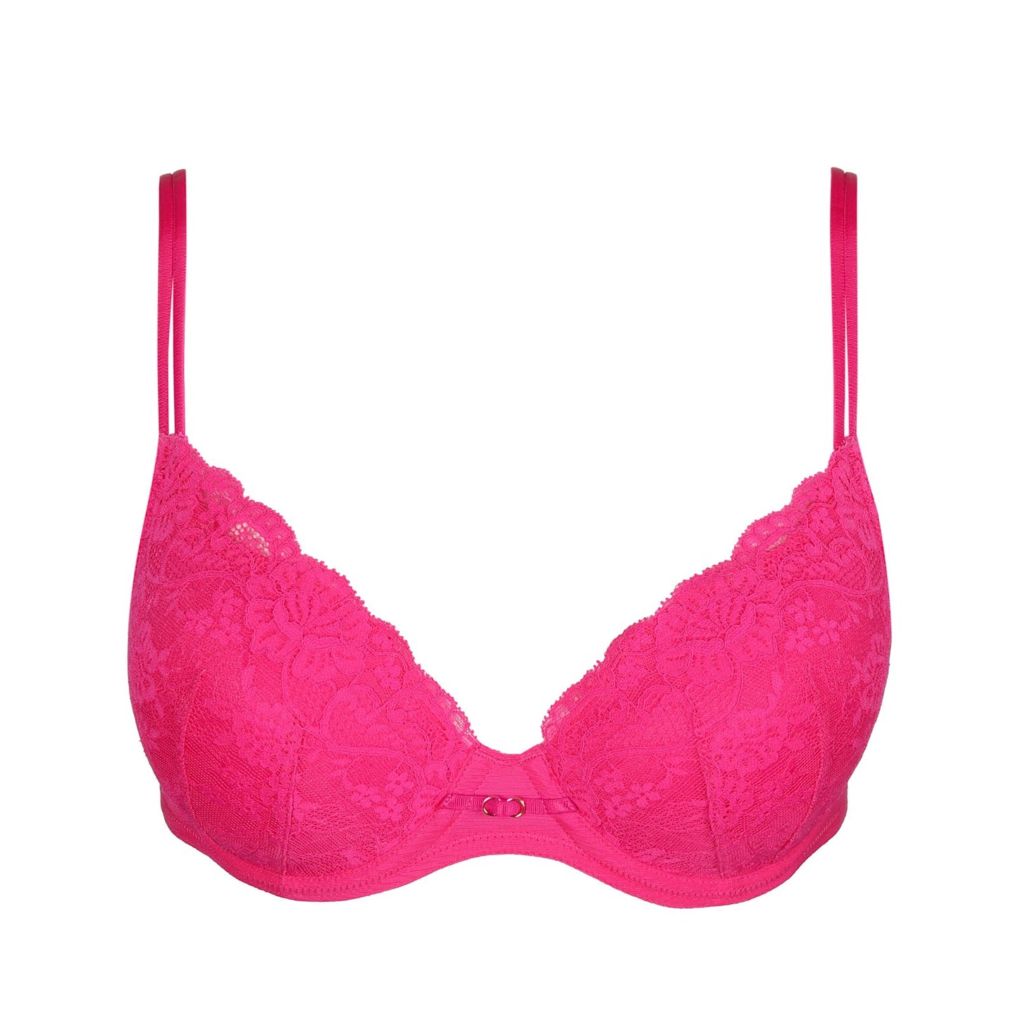 Marie Jo Melipha Padded Heartshape Bra detail view in Very Berry