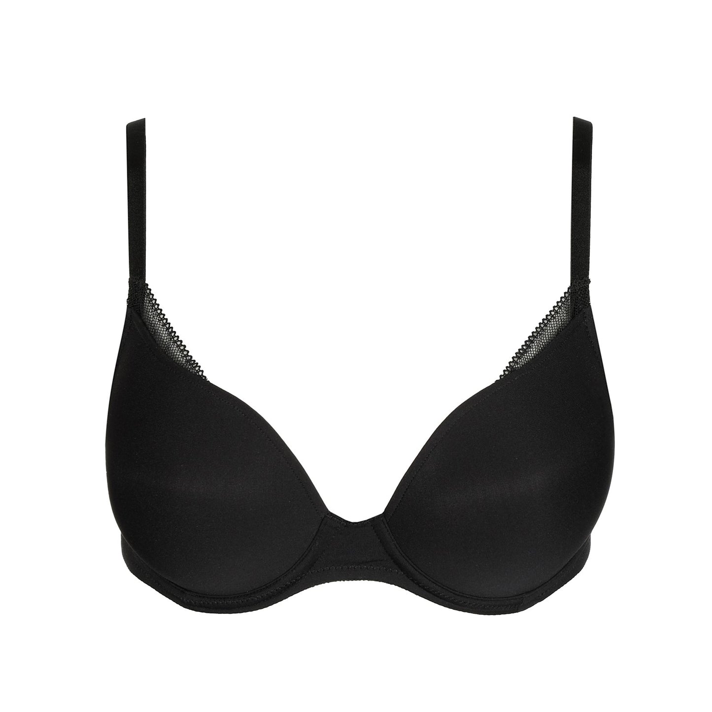 Marie Jo Milao Padded Heartshape Bra detail view in Black