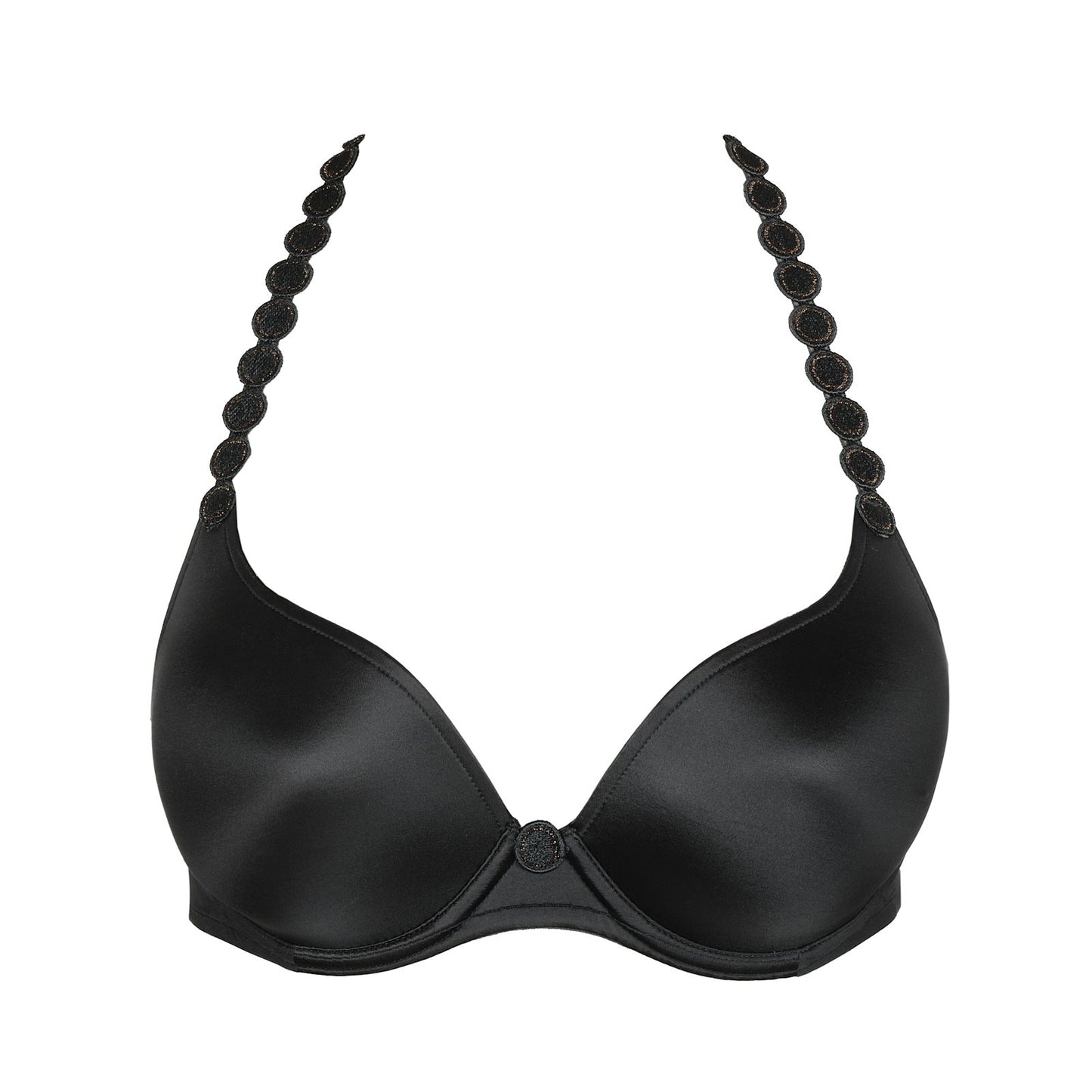 Marie Jo Tom Full Cup Bra detail view in Graphite Grey