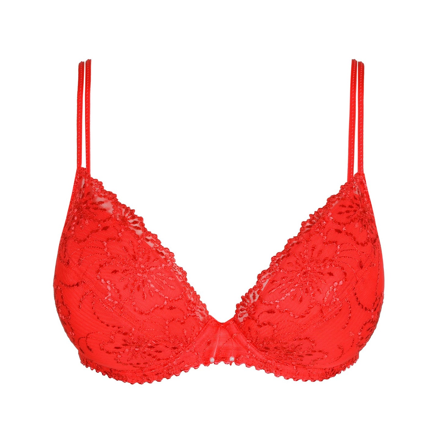 Marie Jo Jane Push-Up Bra detail view in True Red
