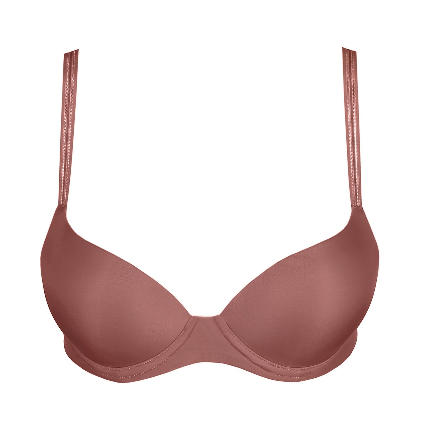Marie Jo Louie Push-Up Bra detail view in Satin Taupe
