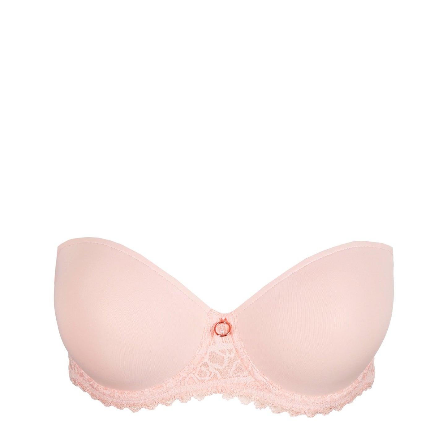 Marie Jo Jadei Strapless Bra detail view in Glossy Pink